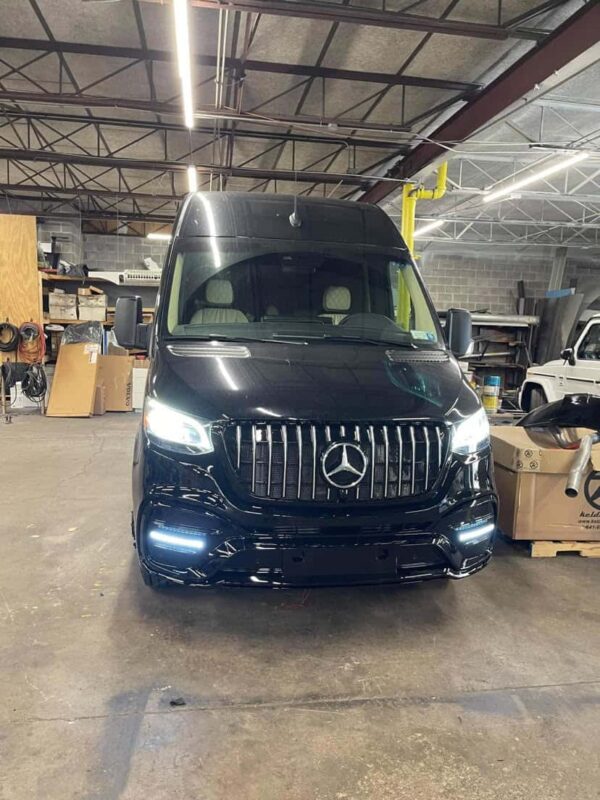 Bumper set Mercedes Sprinter W907 Voorbumper Achterbumper Voor+Achter AMG LOOK GT GRILL