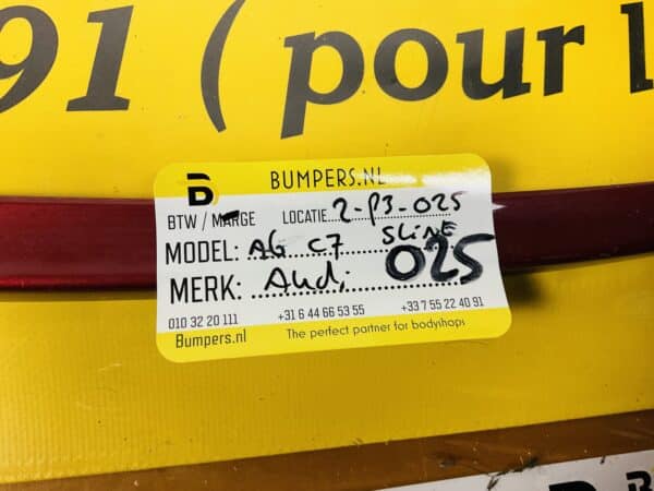 Spoiler Kofferklep Audi A6 C7 S Line Spoiler 2-P3-025