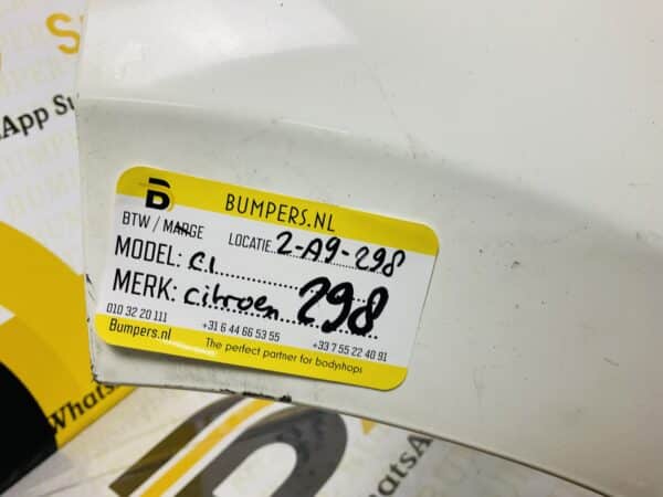 Bumper Citroen C1 2014-2021 Voorbumper 2-A9-298