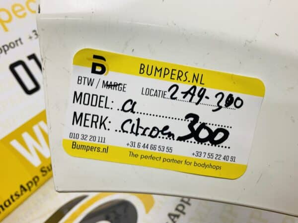 Bumper Citroen C1 2014-2021 Voorbumper 2-A9-300