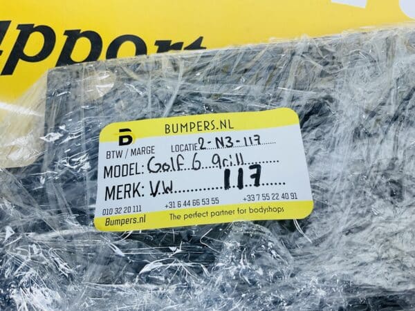 Grill VOLKSWAGEN Golf 6  2008-2012 GRIL 2-N3-117