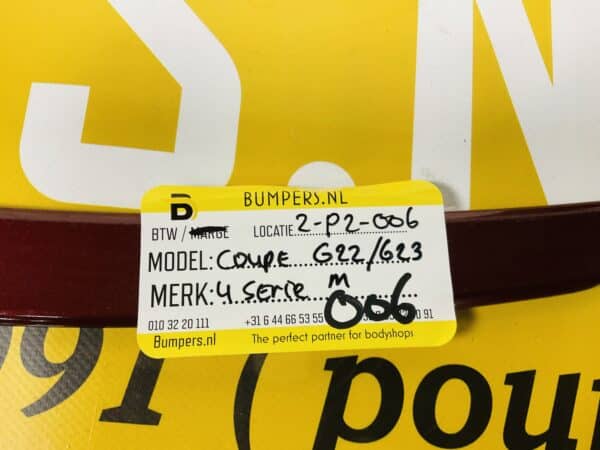 Spoiler BMW 4 Serie M4 G22/G23 Coupe 51628075853 Origineel Kofferklep Spoiler 2-P2-006