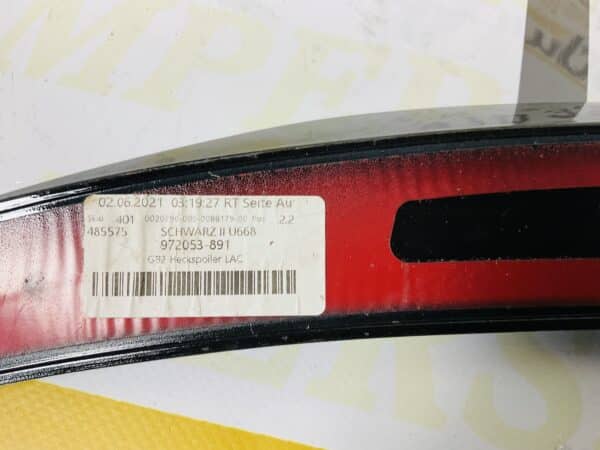 Spoiler BMW 4 Serie M4 G82 Competition 5168074910 2021 Origineel Kofferklep Spoiler 2-P3-014