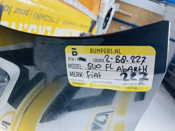 Bumper Fiat 500 Abarth Facelift Voorbumper 2-B8-227