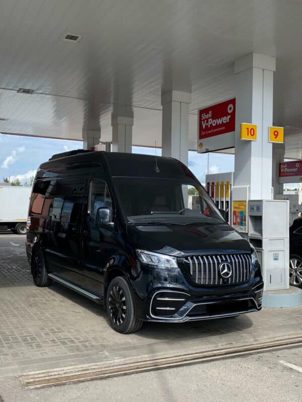 Bumper set Mercedes Sprinter W907 Voorbumper Achterbumper Voor+Achter AMG LOOK GT GRILL
