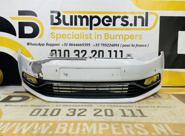 BUMPER Volkswagen Polo 6C 4xpdc 2013-2016 VOORBUMPER 1-C4-9889z