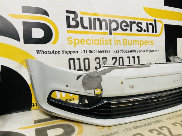 BUMPER Volkswagen Polo 6C 4xpdc 2013-2016 VOORBUMPER 1-C4-9889z