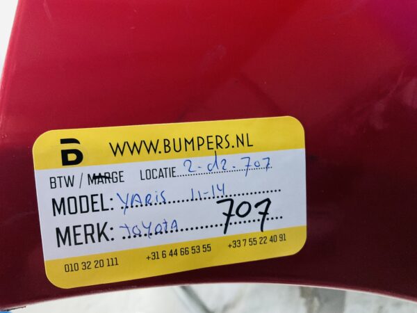 Bumper Toyota Yaris 3 52119-OD410 2011-2014 Voorbumper 2-D2-707