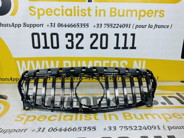 Bumper Gril Mercedes CLA Klasse W117 GT Panamericana Chrome  Gril 2012-2015 2-M2-142