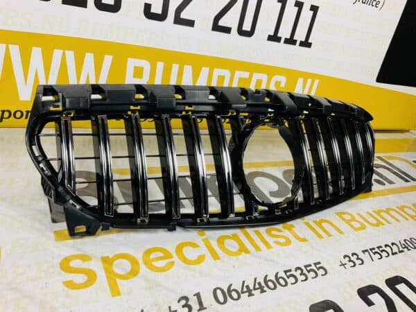 Bumper Gril Mercedes CLA Klasse W117 GT Panamericana Chrome  Gril 2012-2015 2-M2-142