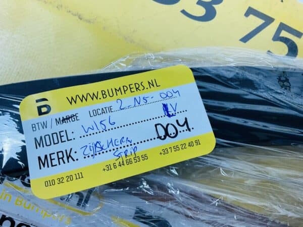 GLA W156 Zijscherm Strip Origineel Links  Voor 2-N5-004
