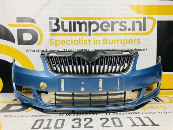 Bumper Skoda Fabia 2 2009-2013 Facelift Voorbumper 2-H6-815