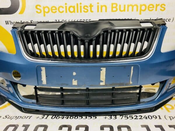 Bumper Skoda Fabia 2 2009-2013 Facelift Voorbumper 2-H6-815