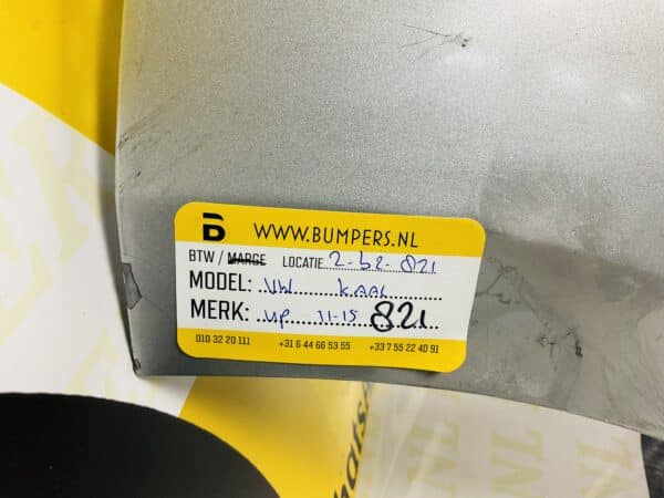 Bumper Volkswagen UP 2011-2016 Kaal Voorbumper 2-B2-821