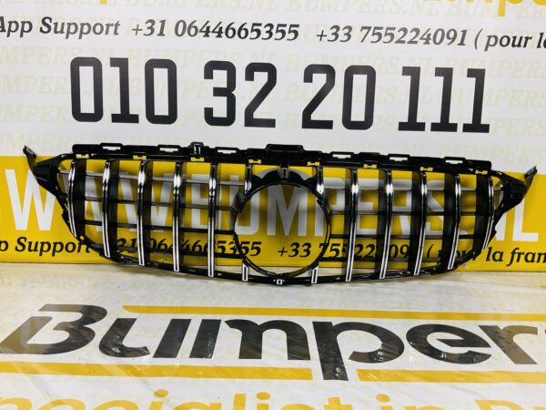 Grill Mercedes C Klasse W205 2014-2016 GT Panamericana Gril Chrome 2-M2-205C