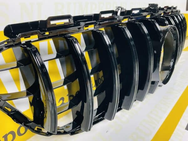 Grill Mercedes C Klasse W205 Facelift 2016-2021 GT Panamericana Gril Black 2-M2-205B-1