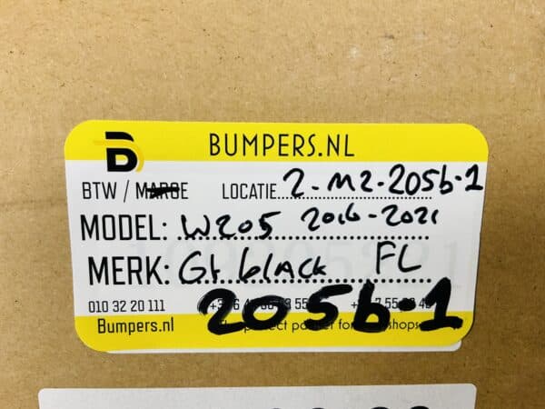 Grill Mercedes C Klasse W205 Facelift 2016-2021 GT Panamericana Gril Black 2-M2-205B-1