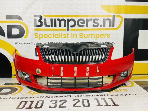 Bumper Skoda Fabia 2 Facelift 2010-2014 2-H6-701