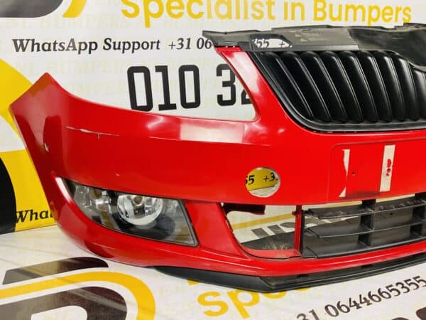 Bumper Skoda Fabia 2 Facelift 2010-2014 2-H6-701