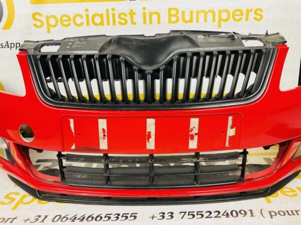 Bumper Skoda Fabia 2 Facelift 2010-2014 2-H6-701