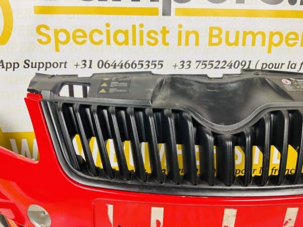Bumper Skoda Fabia 2 Facelift 2010-2014 2-H6-701