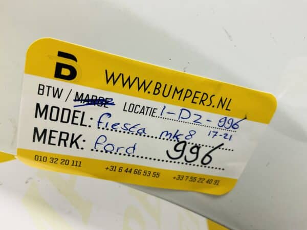 Bumper Ford Fiesta MK8 2017-2021 Origineel Voorbumper 1-D2-996