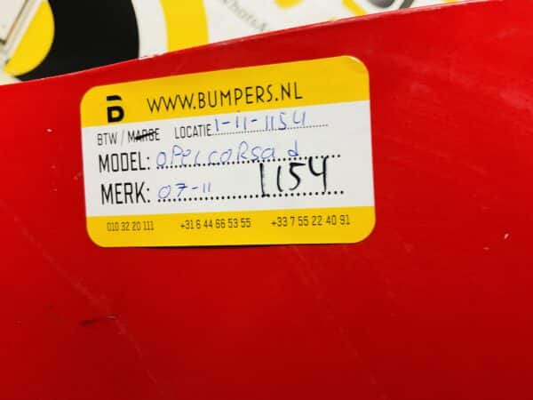 Bumper Opel Corsa D 2007-2011 Origineel Achterbumper 1-I1-1154
