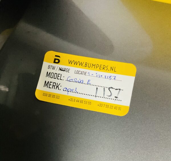 Bumper Opel Corsa E 2014-2019 Origineel Achterbumper 1-I1-1157