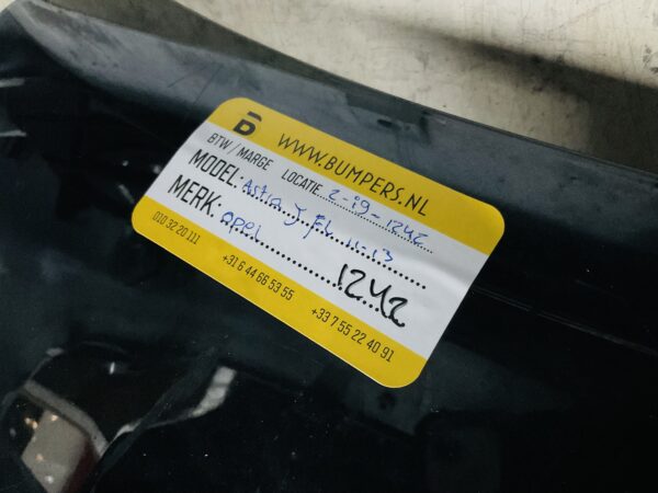 Bumper Opel Astra J Facelift 2011-2013 Voorbumper 2-I9-1242