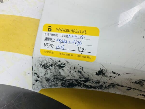 Bumper Skoda Citigo 2011-2015 Achterbumper 1-E4-1191