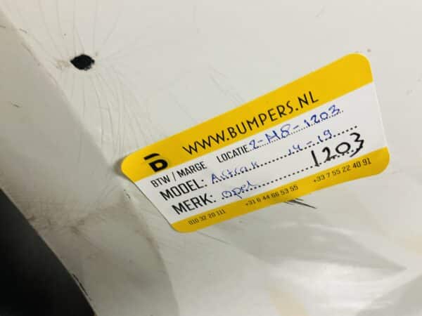 Bumper Opel Astra K 2014-2019 Voorbumper 2-I8-1203