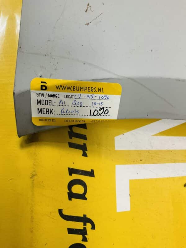 Bumper Hoek Rechts Audi A1 8X0 2010-2015 LH 8X0807437 2-N5-1090