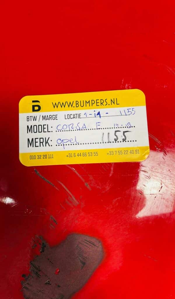Bumper Opel Corsa E 2014-2019 Origineel Achterbumper 1-I4-1155