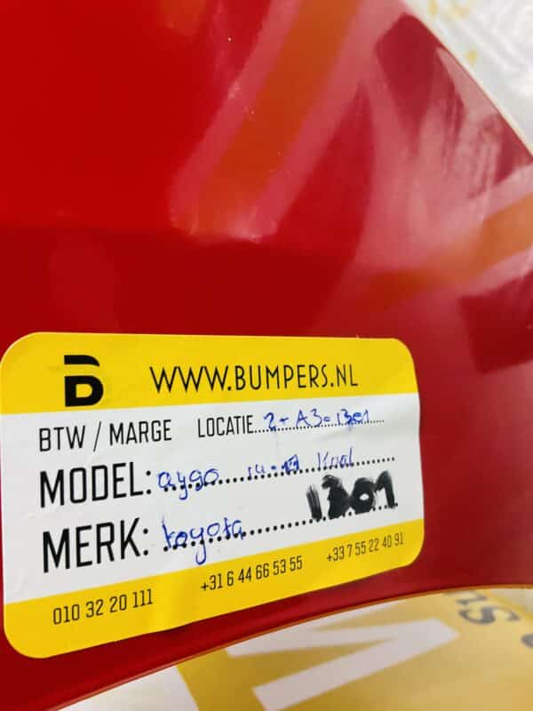 Bumper Toyota Aygo 2014-2016 Kaal Origineel Voorbumper 2-A3-1301