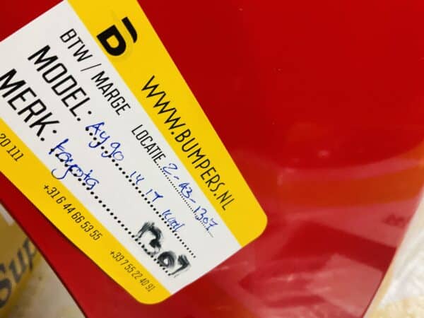 Bumper Toyota Aygo 2014-2016 Kaal Origineel Voorbumper 2-A3-1307