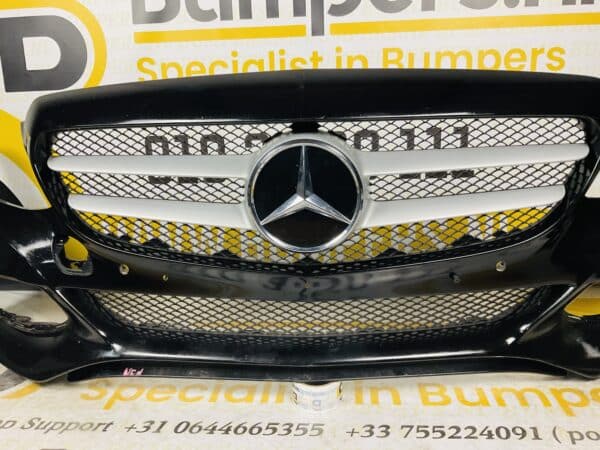 Bumper Mercedes C Klasse W205 2014-2017 6x PDC Normaal Voorbumper 1-A4-1532