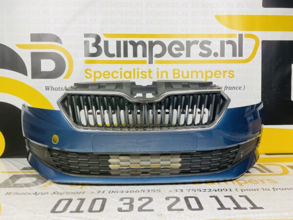 Bumper Skoda Fabia 3 Facelift 2018-2020 Voorbumper 2-H7-1451