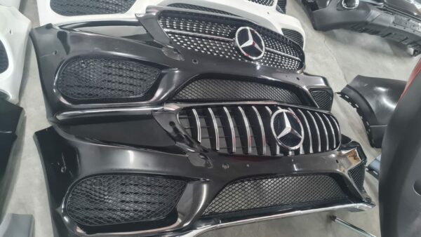 BUMPER MERCEDES C KLASSE W205 AMG VOORBUMPER DIVERSE UITVOERING OP VOORRAAD