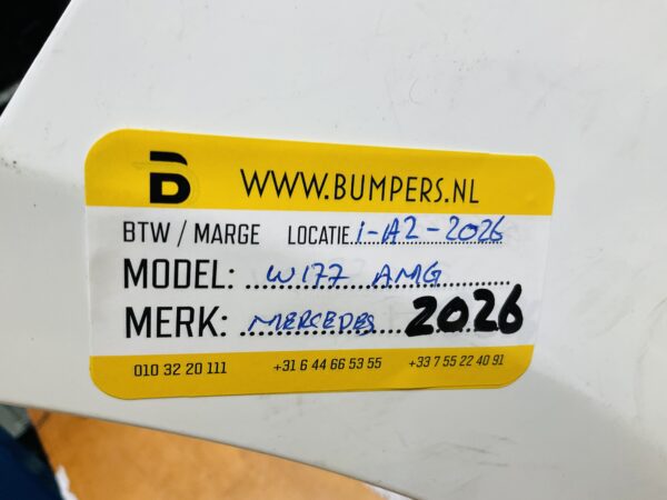 Bumper Mercedes A Klasse W177 AMG 2019-2022 Voorbumper 1-A2-2026