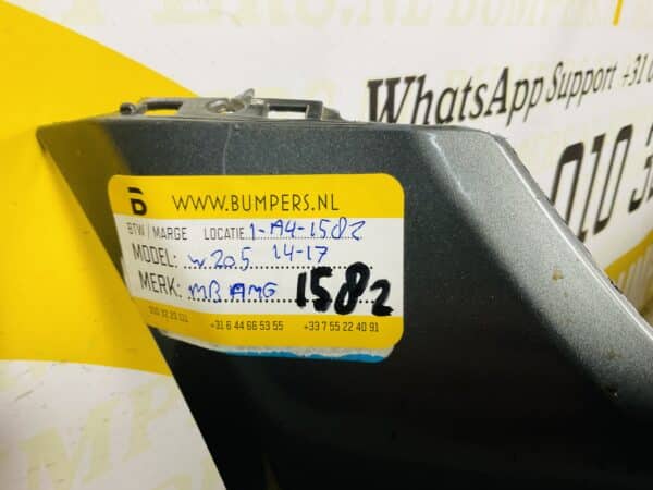 Bumper Mercedes C Klasse W205 AMG 2014-2017 Voorbumper 1-A4-1582