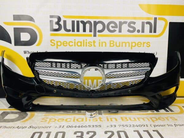 Bumper Mercedes C Klasse W205 Facelift 2017-2021 Voorbumper 1-A4-1586