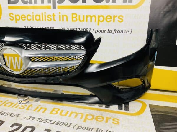 Bumper Mercedes C Klasse W205 Facelift 2017-2021 Voorbumper 1-A4-1586