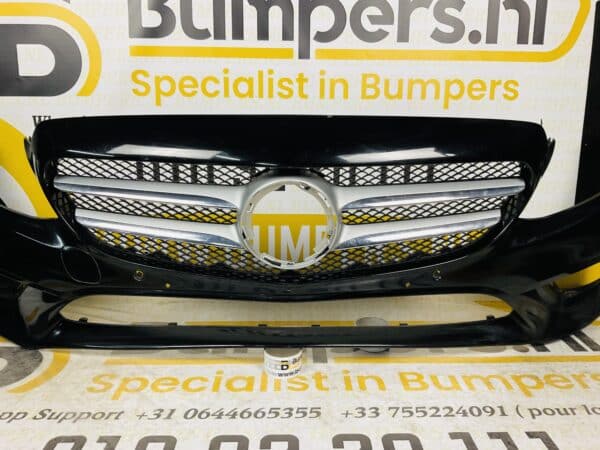 Bumper Mercedes C Klasse W205 Facelift 2017-2021 Voorbumper 1-A4-1586