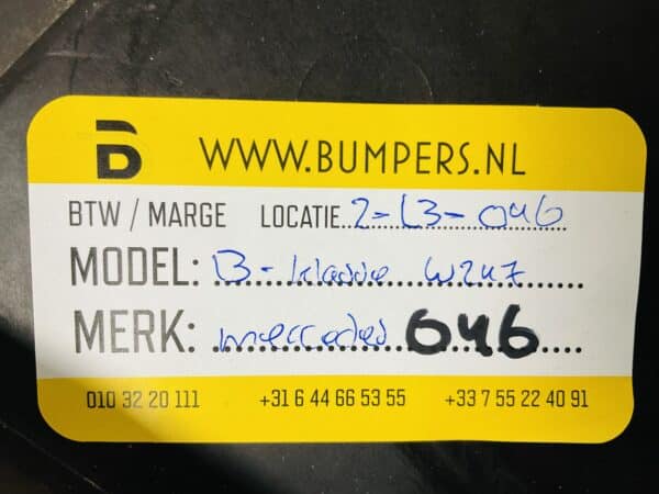 Onderplaat Mercedes B-Klasse W247 A2478857102 2-L3-046