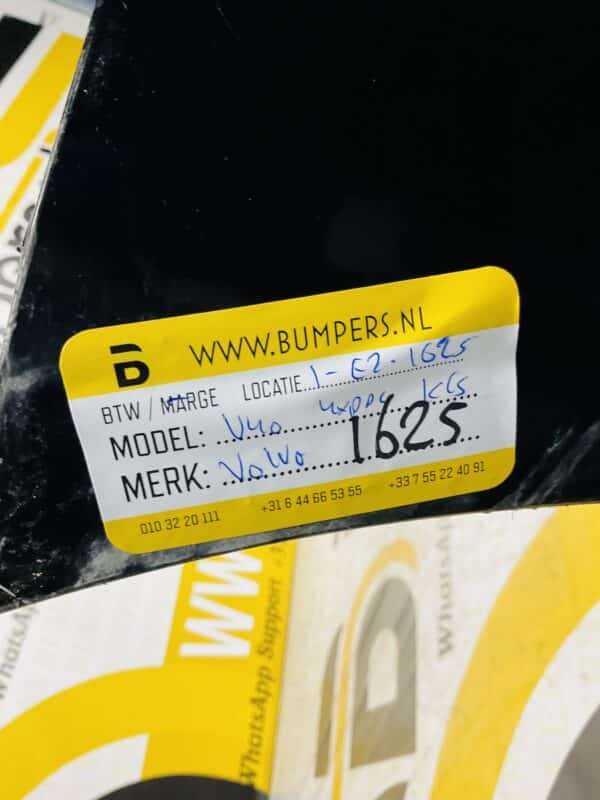 Bumper Volvo V40 4xPDC KLS Normaal Voorbumper 1-E2-1625