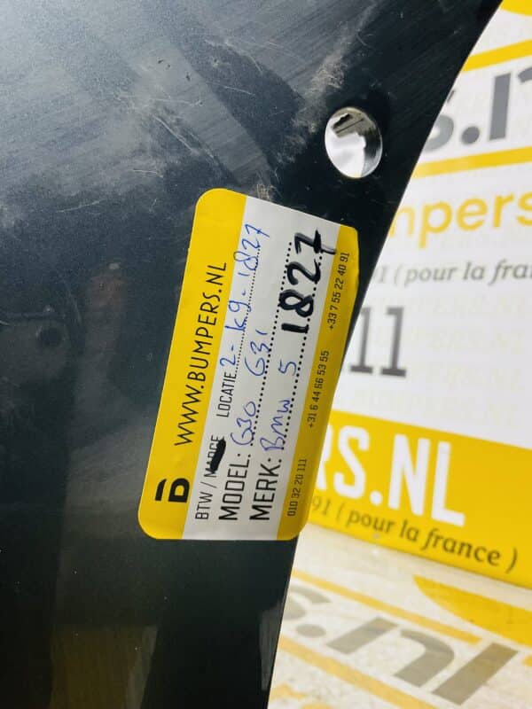 Bumper BMW 5 Serie G30 G31 6xpdc Voorbumper 2-K9-1827