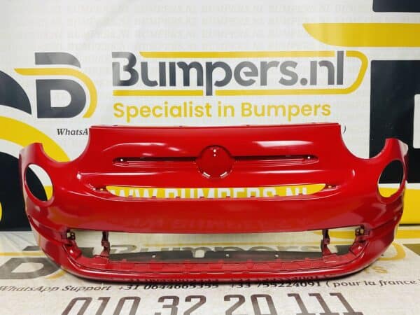 Bumper Fiat 500 Facelift Lounge 2015-2021 Voorbumper 2-B8-1906