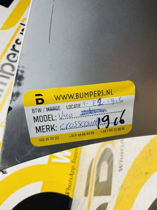 Bumper Volvo V40 Crosscountry kls Voorbumper 1-E1-1916