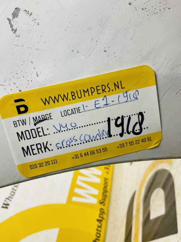 Bumper Volvo V40 Crosscountry kls Voorbumper 1-E8-1918