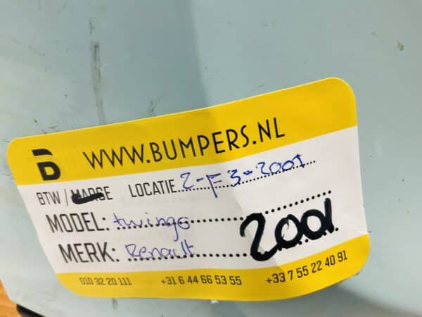 Bumper Renault Twingo 3 2014-2019 Voorbumper 2-F3-2001